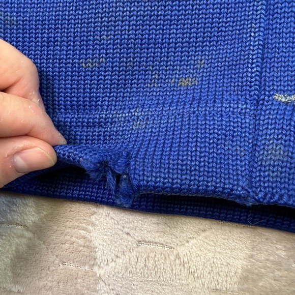 VTG 40s 50s Bill Hatch Wool Varisty Letterman's Sweater USA Made Blank No Patch - Picture 4 of 12